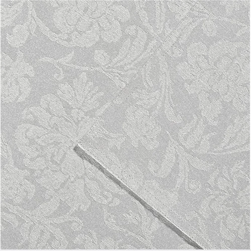 4 new Holiday Medley Silver-Gray Damask Fabric Placemats (each is 13x18 inches)